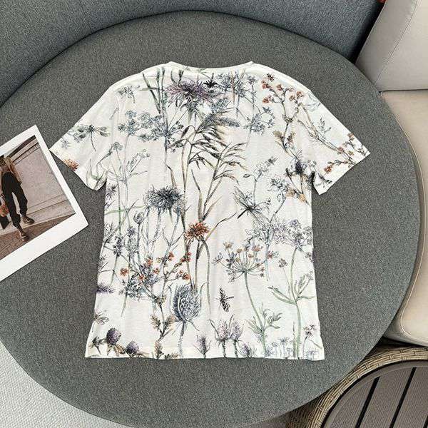 絶対欲しい！ディオール Herbarium 偽物コットン & リネン ジャージー dep46302